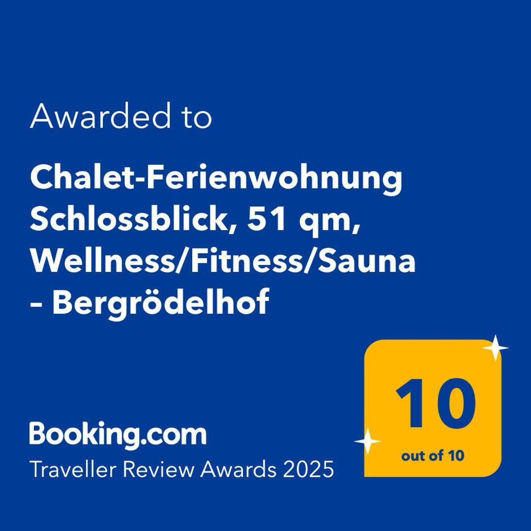 Chalet-Ferienwohnung Schlossblick, 51 Qm, Wellness/Fitness/Sauna - Bergroedelhof Feilitzsch Exterior photo